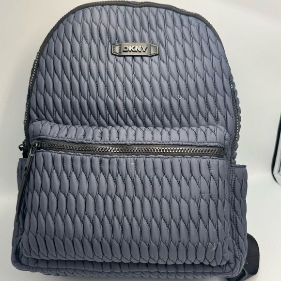 DKNY Women's Mack Backpack, Dark Denim, One Size - Picture 10 of 11